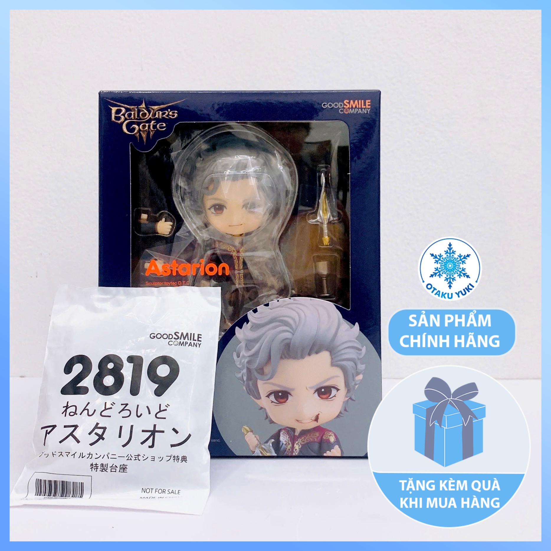 [Kèm Bonus] Mô Hình Nendoroid Astarion - Nendoroid 2819 - Baldur's Gate III