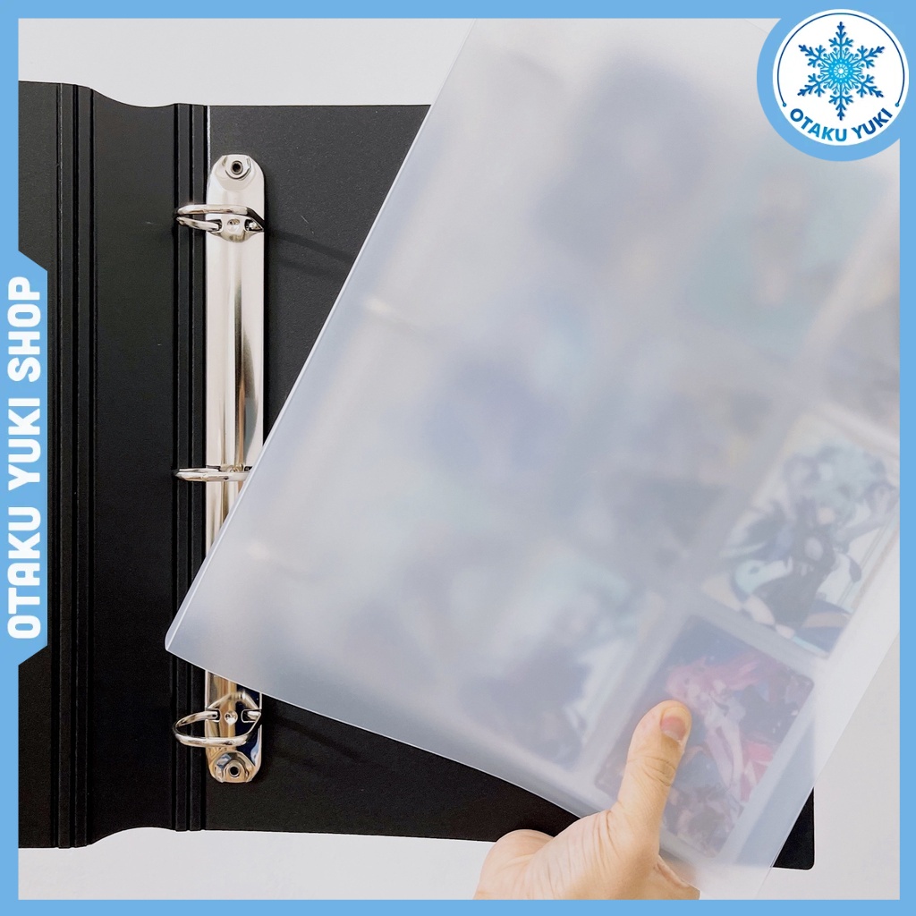 binder ng card Binder bling ng card (binder + 25 sheet ng 200 card)