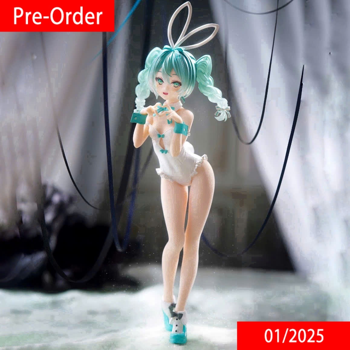 Mô Hình Hatsune Miku - BiCute Bunnies - Rurudo White ver. Figure Chính Hãng (FuRyu)