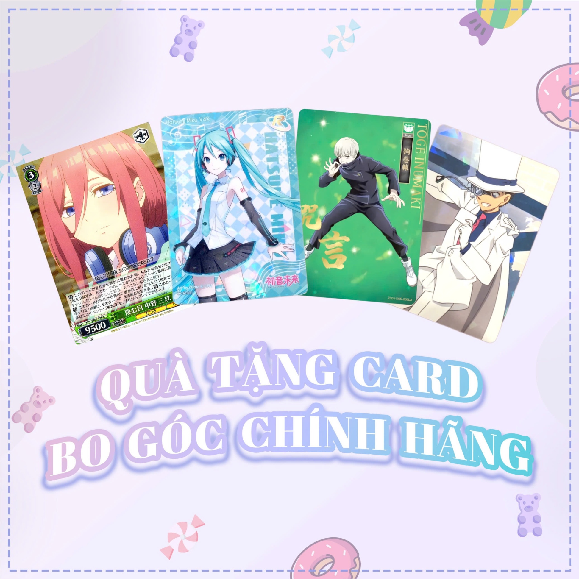 Card Bo Góc Chính Hãng - Quà Tặng Chính Hãng