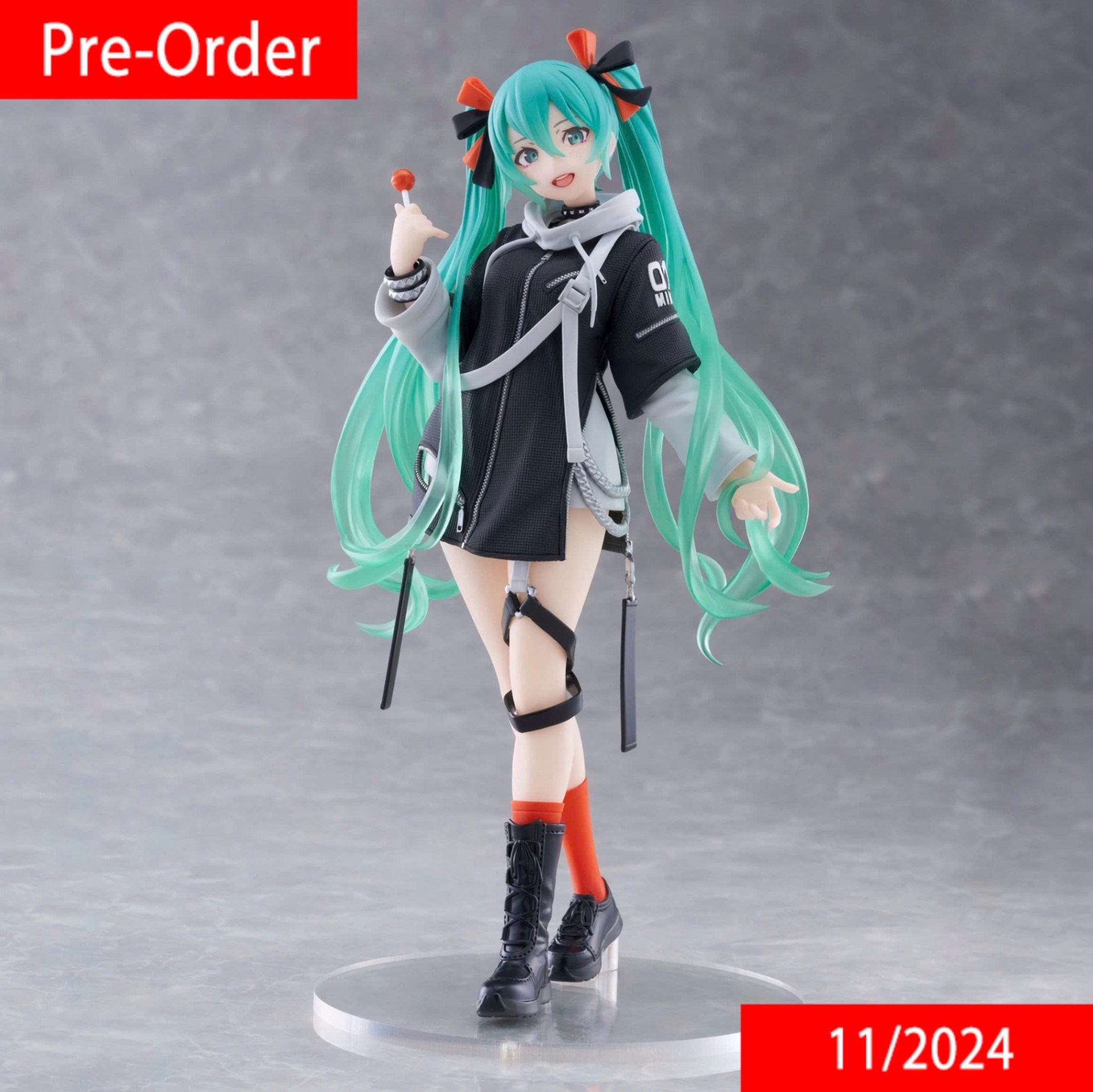 Mô Hình Hatsune Miku - Miku Fashion Punk - Vocaloid Figure Chính Hãng (Taito)