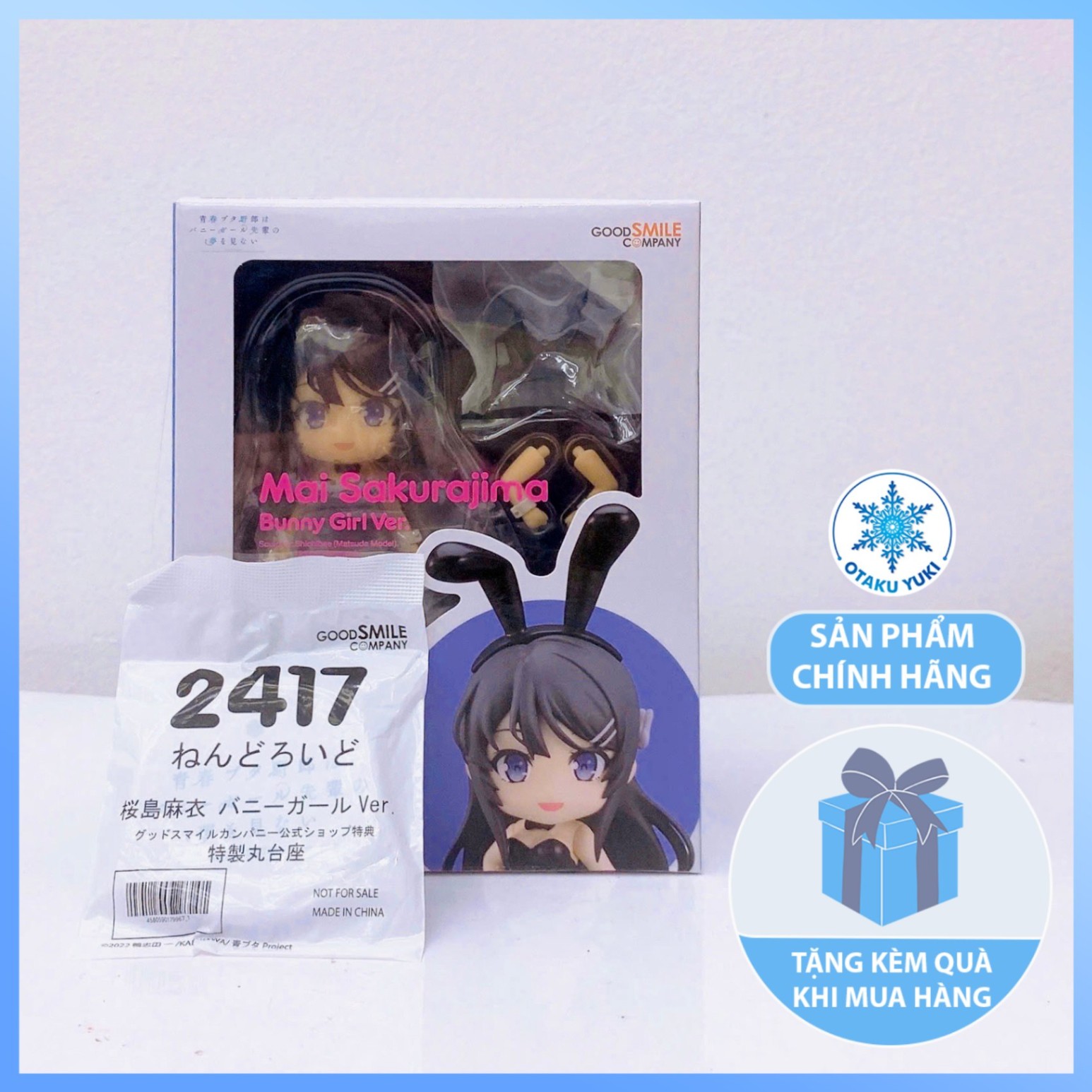 Mô Hình Nendoroid Mai Sakurajima: Bunny Girl Ver. - Nendoroid 2417 Bunny Girl Senpai