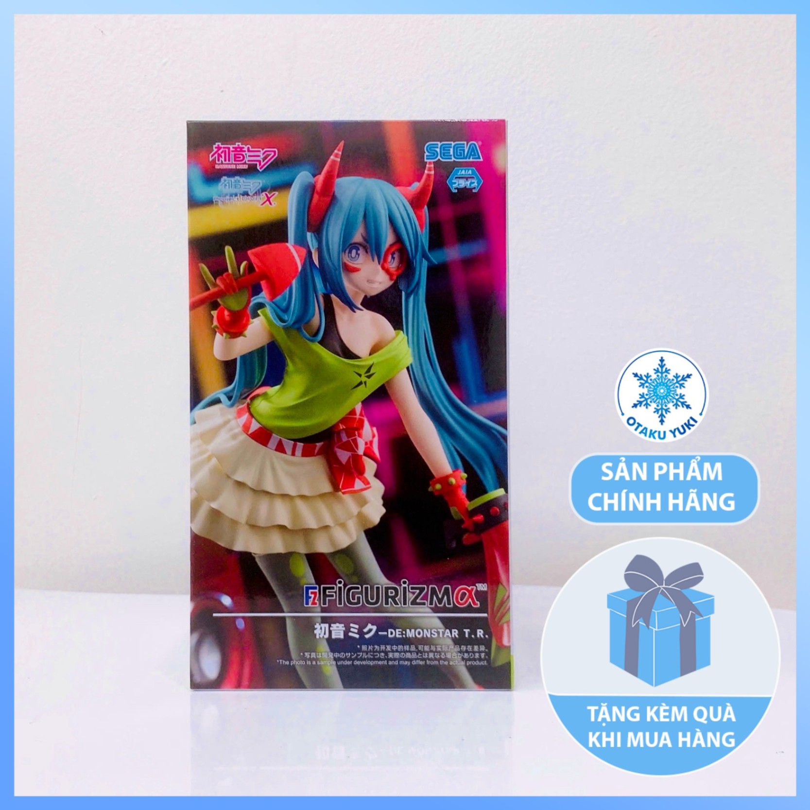 Mô Hình Hatsune Miku - DE MONSTAR T.R - Figurizm Alpha Figure Chính Hãng (SEGA)