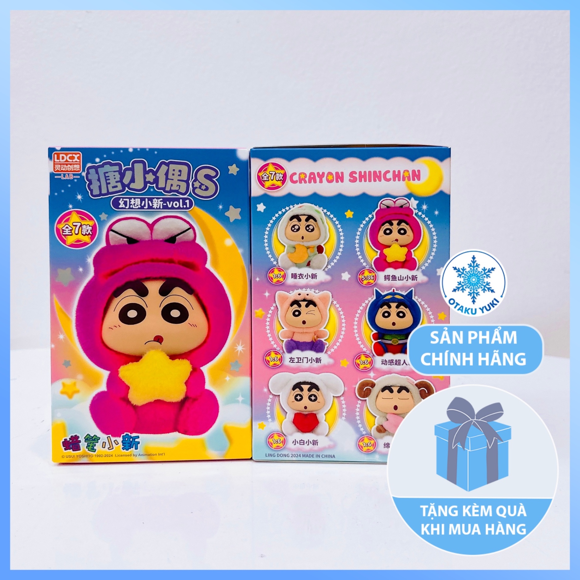 Mô Hình Blind Box Crayon Shin-Chan Cậu Bé Bút Chì Fantasy Vol 1 (LDCX)