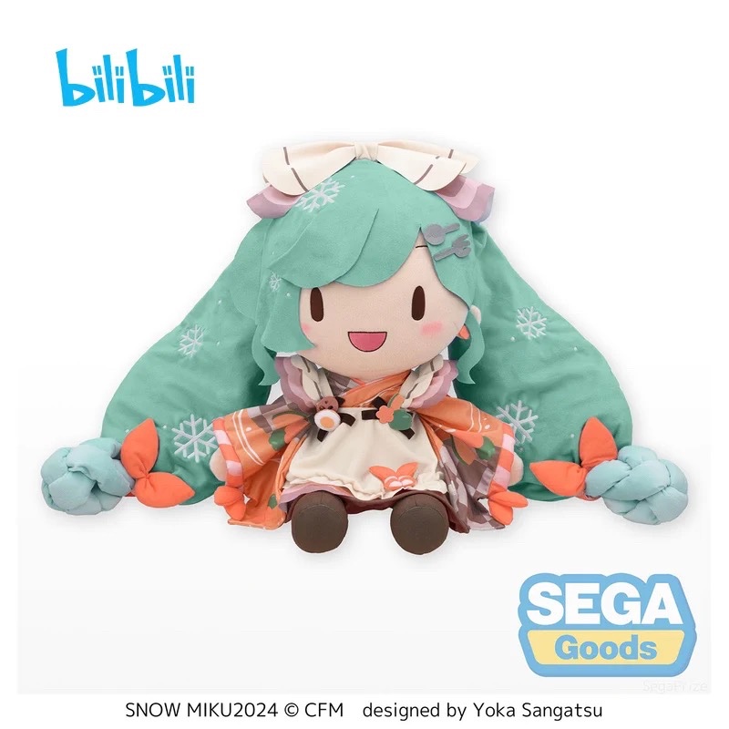 Nhồi bông Fufu Hatsune Miku Snow 2024 FuwaPetit Vocaloid (SEGA)