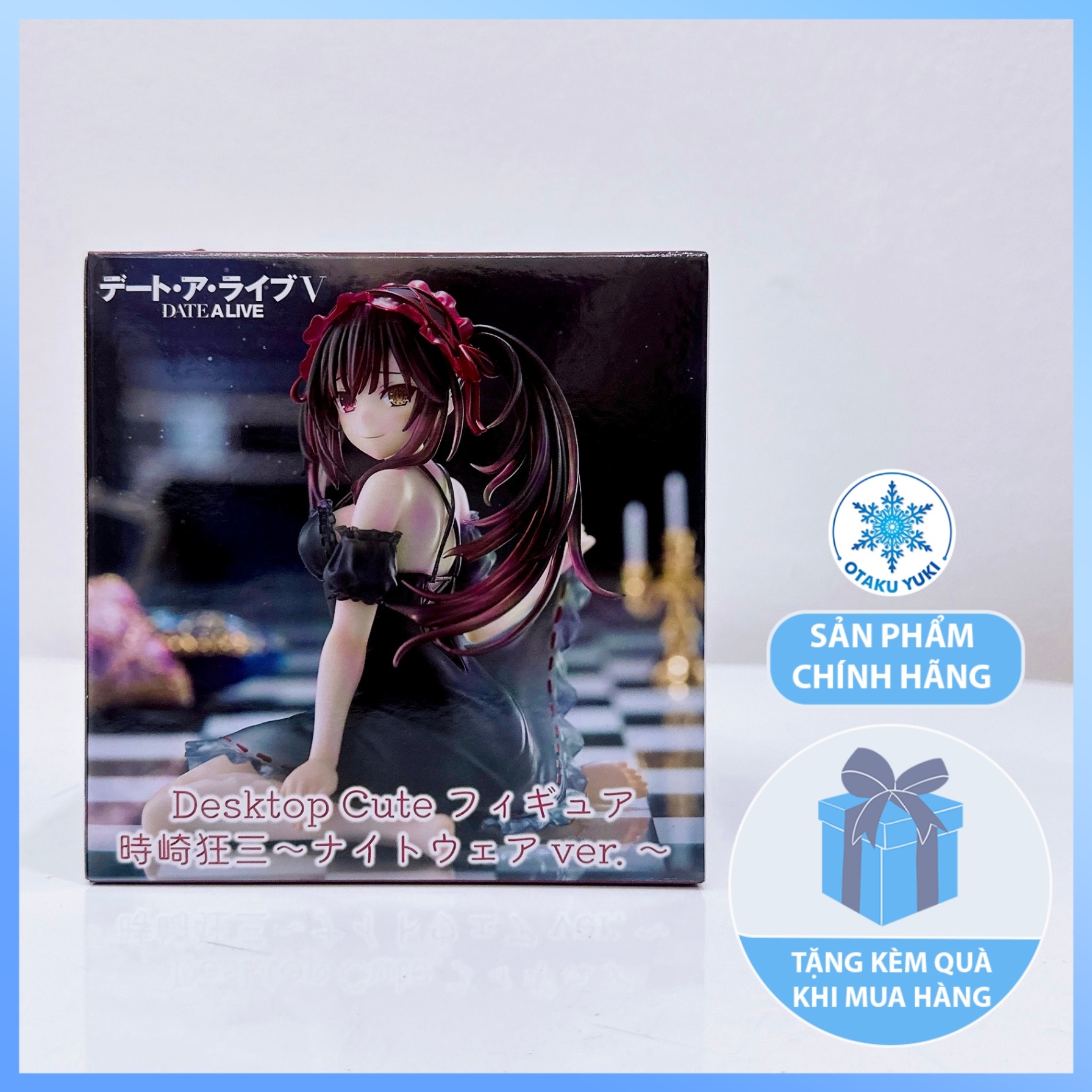 Mô Hình Kurumi Tokisaki - Date A Live Desktop Cute Figure Chính Hãng (TAITO)