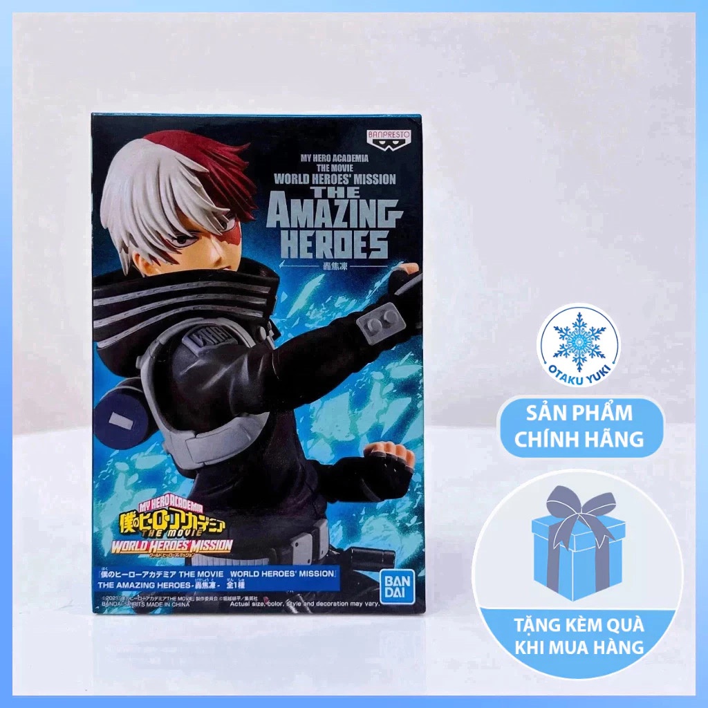[Chính Hãng] Mô Hình Shoto Todoroki - Movie Boku No Hero Academia Banpresto Movie Ver