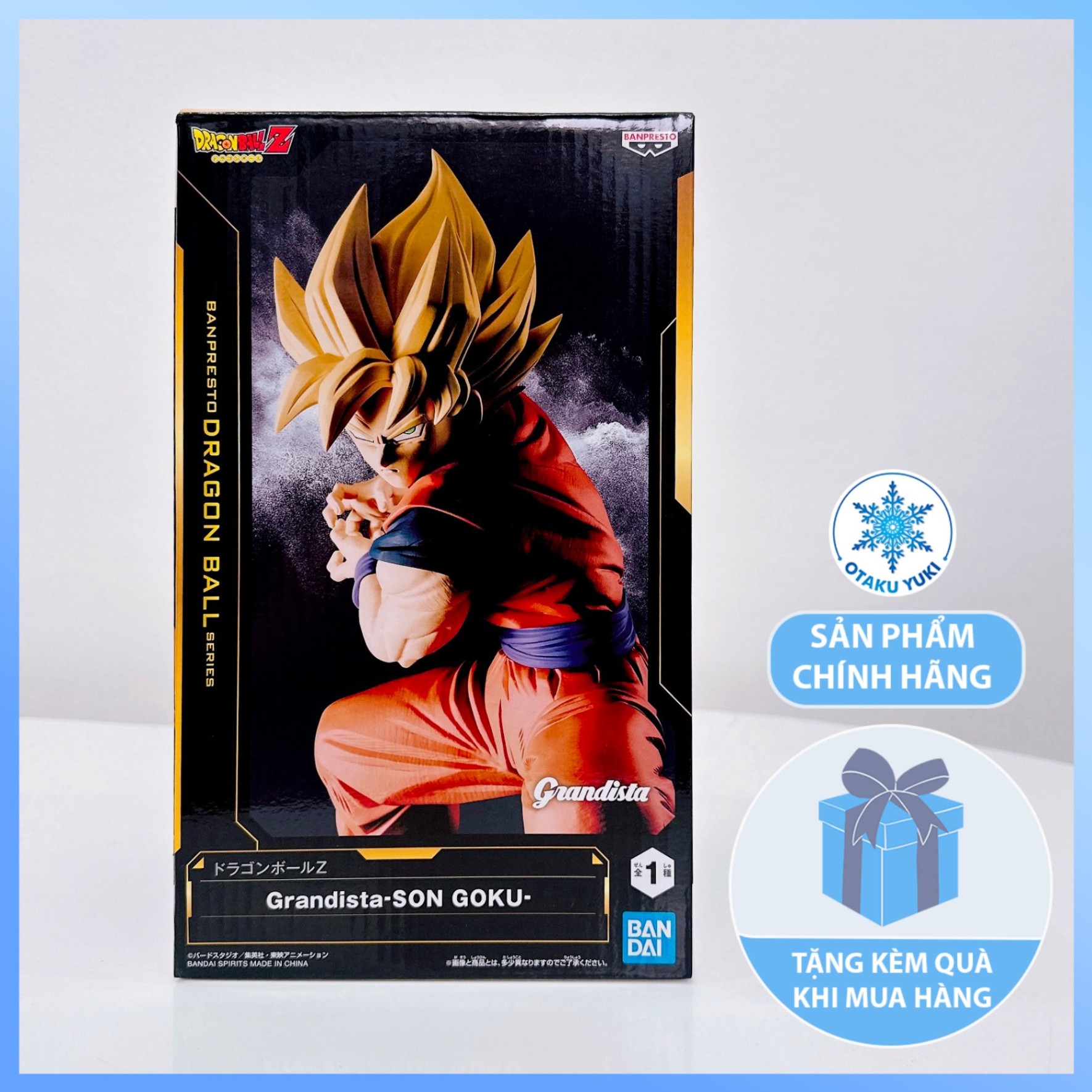 Mô Hình Son Goku - Dragon Ball Z - Grandista Figure Chính Hãng (Banpresto)