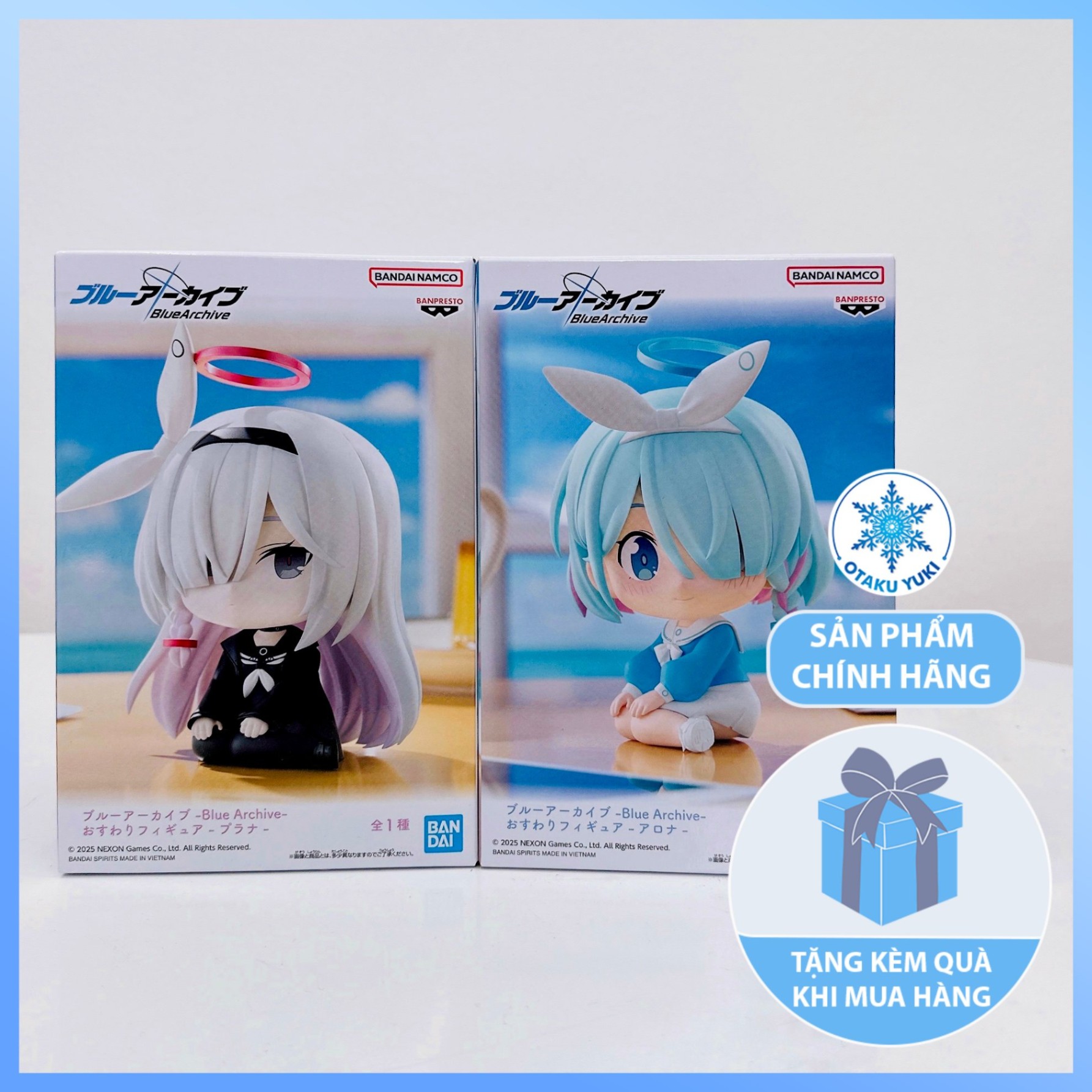 Mô Hình Plana, Arona - Blue Archive Sitting Figure Chính Hãng (BANPRESTO)
