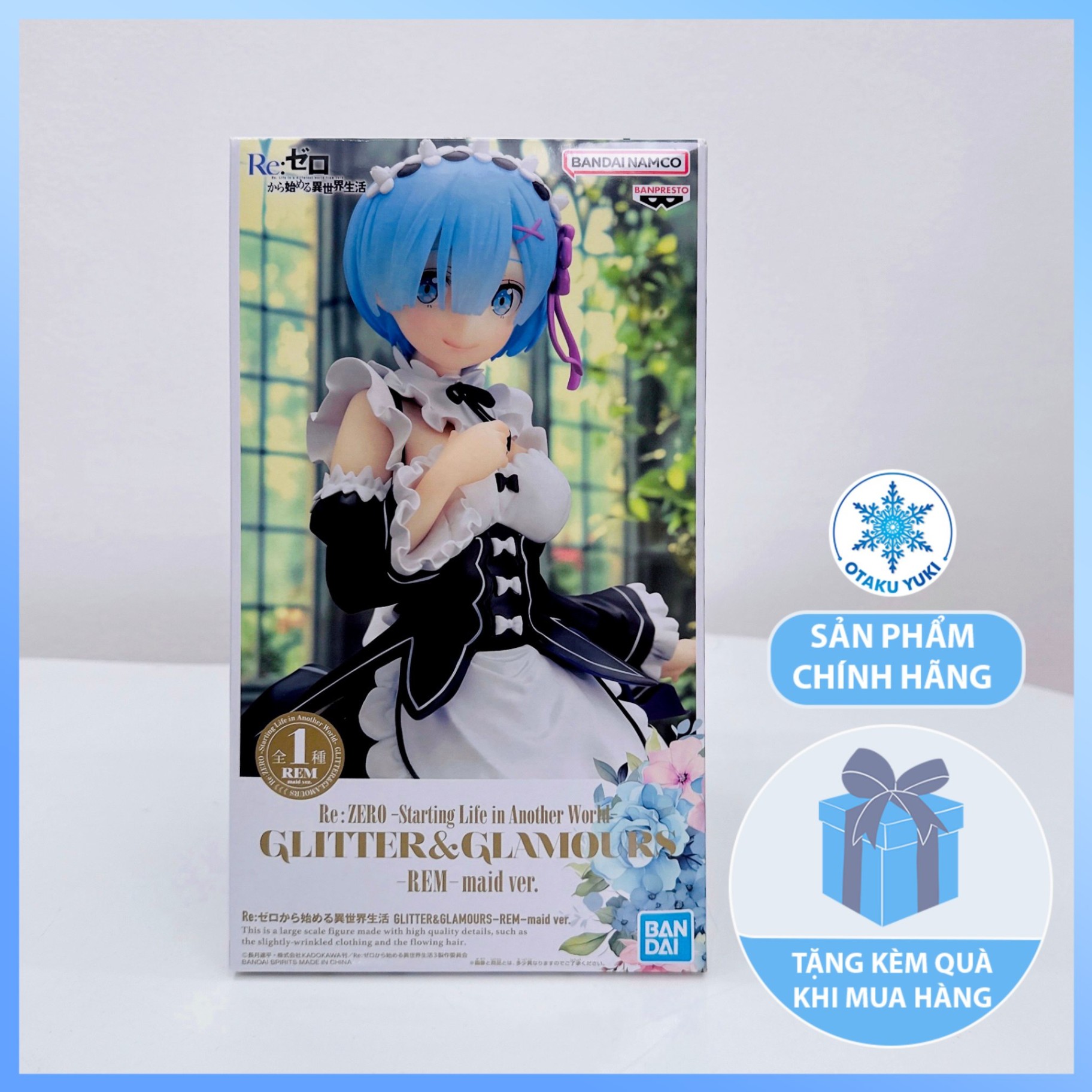 Mô Hình Rem - Re:Zero - Glitter & Glamours Figure Chính Hãng (BANDAI)
