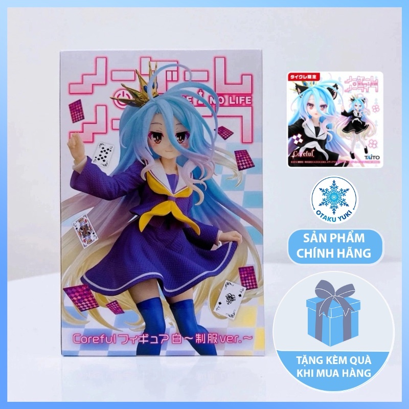 [Chính Hãng] Mô Hình Shiro - Coreful Figure - Uniform ver. (Taito) No Game No Life