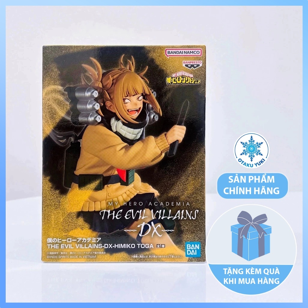 Mô Hình Toga Himiko The Evil Villains DX My Hero Academia Figure (Banpresto)