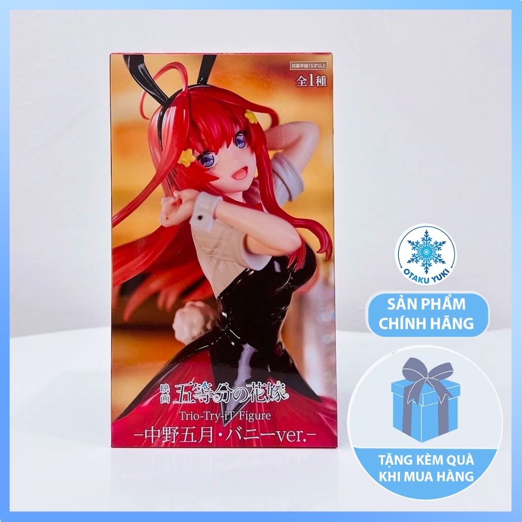 Mô Hình Nakano Itsuki - Trio-Try-It- Bunny girl Ver - Gotoubun no Hanayome Figure Chính Hãng (FuRyu)