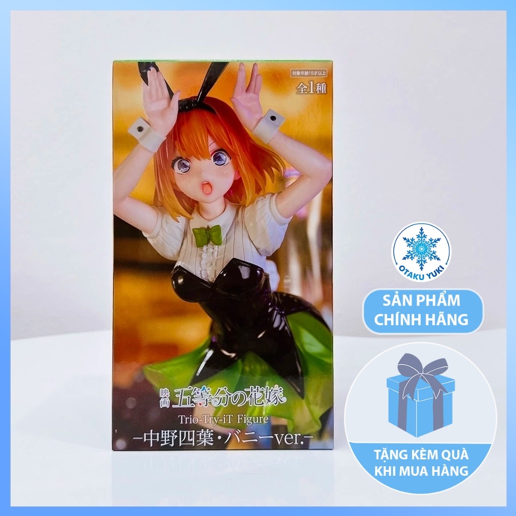 Mô Hình Nakano Yotsuba - Trio-Try-It- Bunny girl Ver - Gotoubun no Hanayome Figure Chính Hãng (FuRyu)