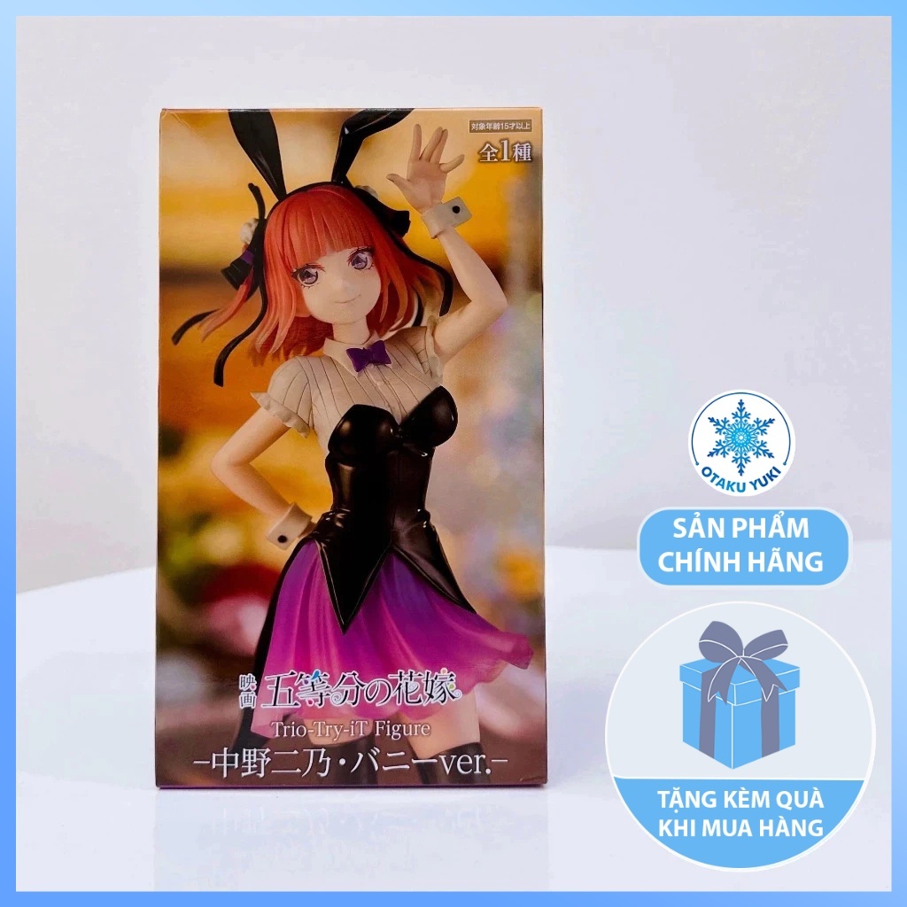 Mô Hình Nakano Nino - Trio-Try-It- Bunny girl Ver Figure (FURYU) Gotoubun no Hanayome