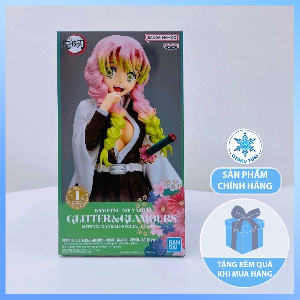 Mô Hình Kanroji Mitsuri - Demon Slayer: Kimetsu no Yaiba Glitter & Glamours Figure Chính Hãng (Banpresto)