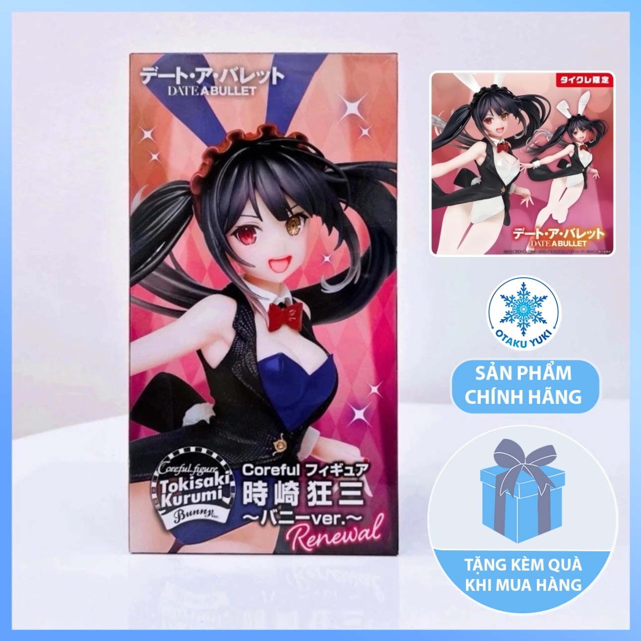 [Chính Hãng] Mô Hình Kurumi Tokisaki - Bunny Ver Coreful Figure (Taito)
