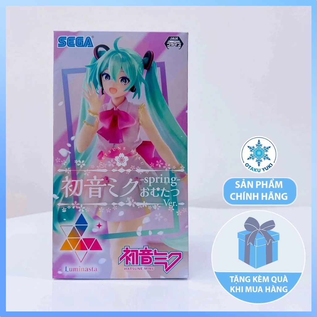 [Chính Hãng] Mô Hình Hatsune Miku Spring - Luminasta Omutatsu Ver Figure (SEGA)