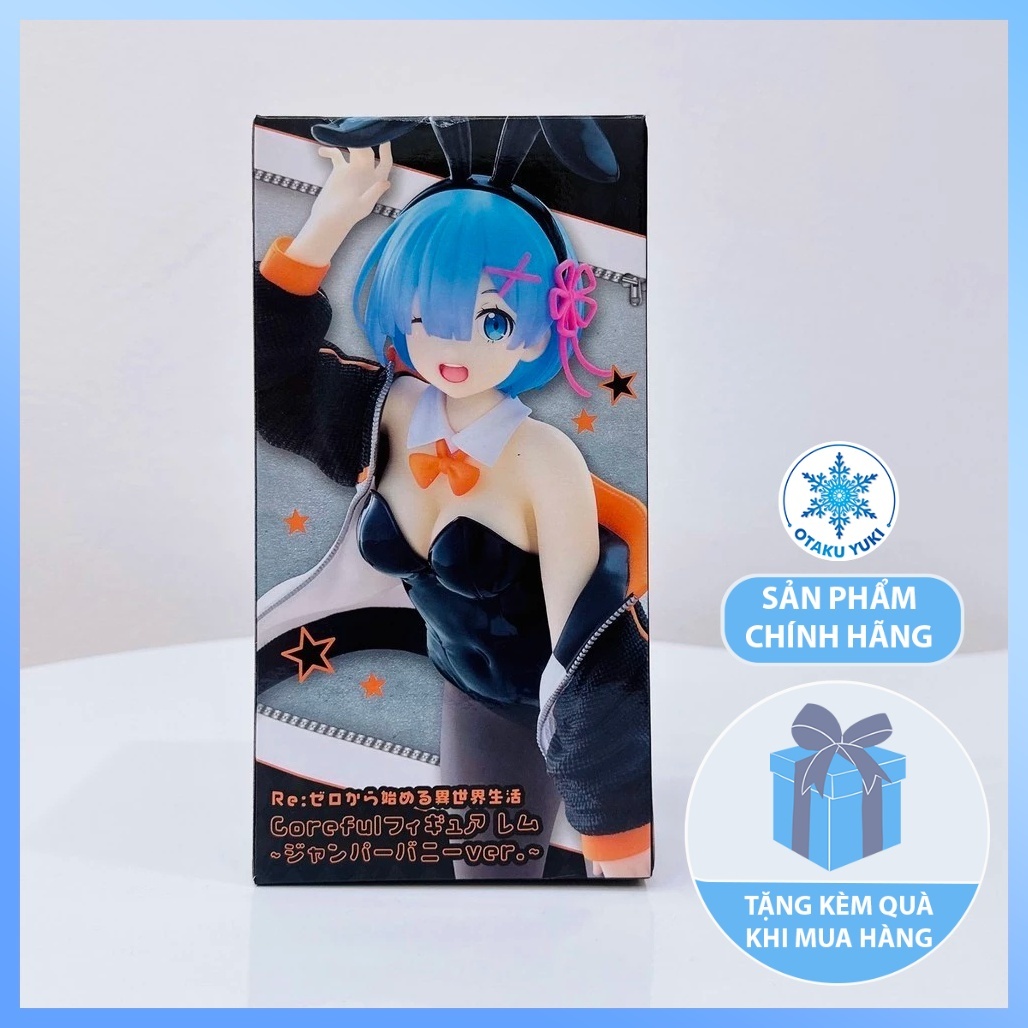 Mô Hình Rem - Re:zero Jumper Bunny Ver - Coreful Figure Chính Hãng (Taito)