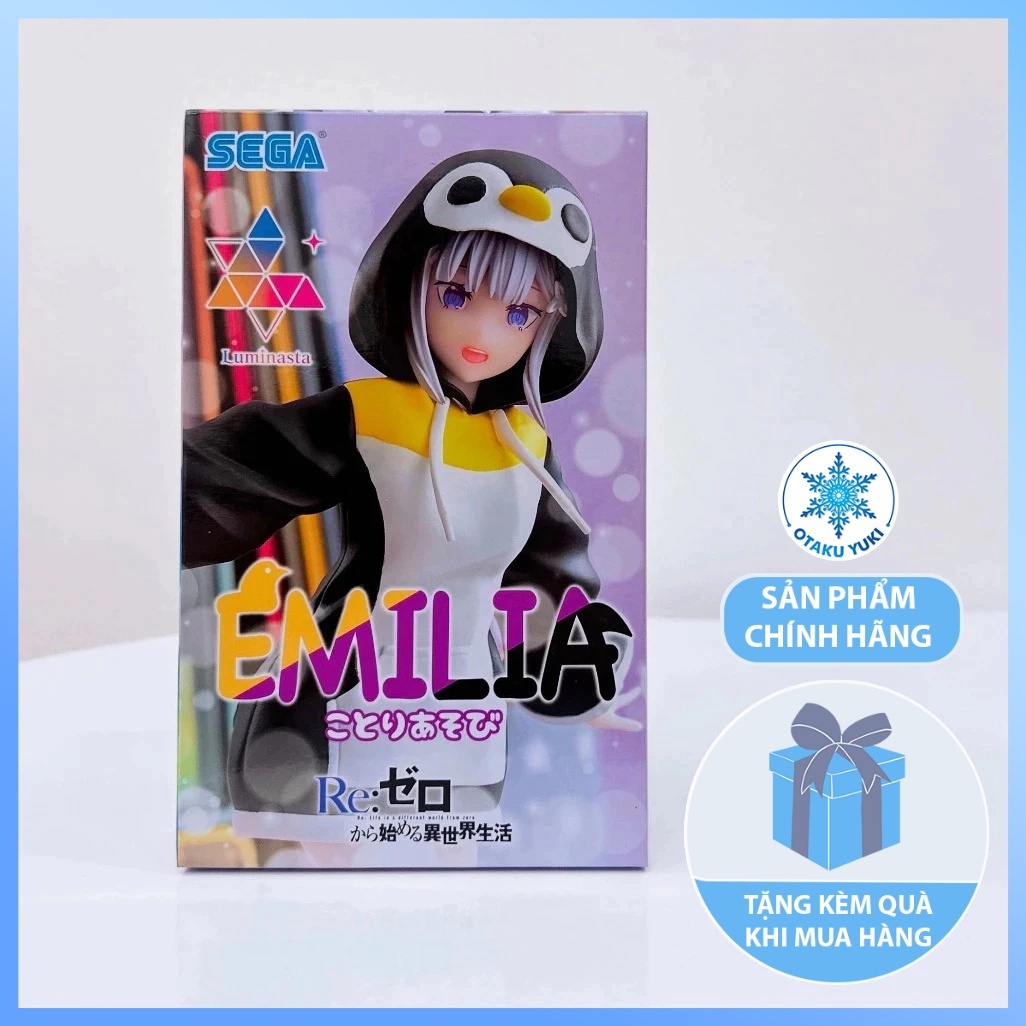 Mô Hình Emilia Re:zero - Luminasta Kotoriasobi Ver. Figure (SEGA)