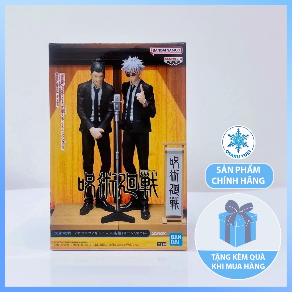Mô Hình Satoru & Geto Suit Ver - Jujutsu Kaisen Figure Chính Hãng (Banpresto)