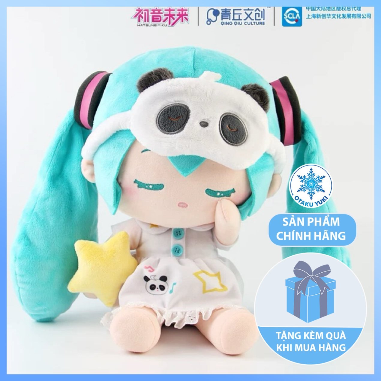 Nhồi bông Hatsune Miku Sleep Ver Vocaloid (Qingqiu)