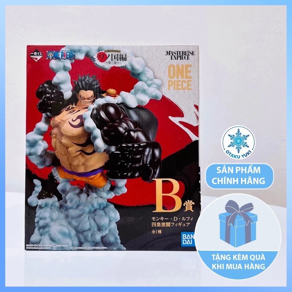 Mô Hình Luffy Gear 4 - One Piece Ichiban Kuji Figure (BANDAI)