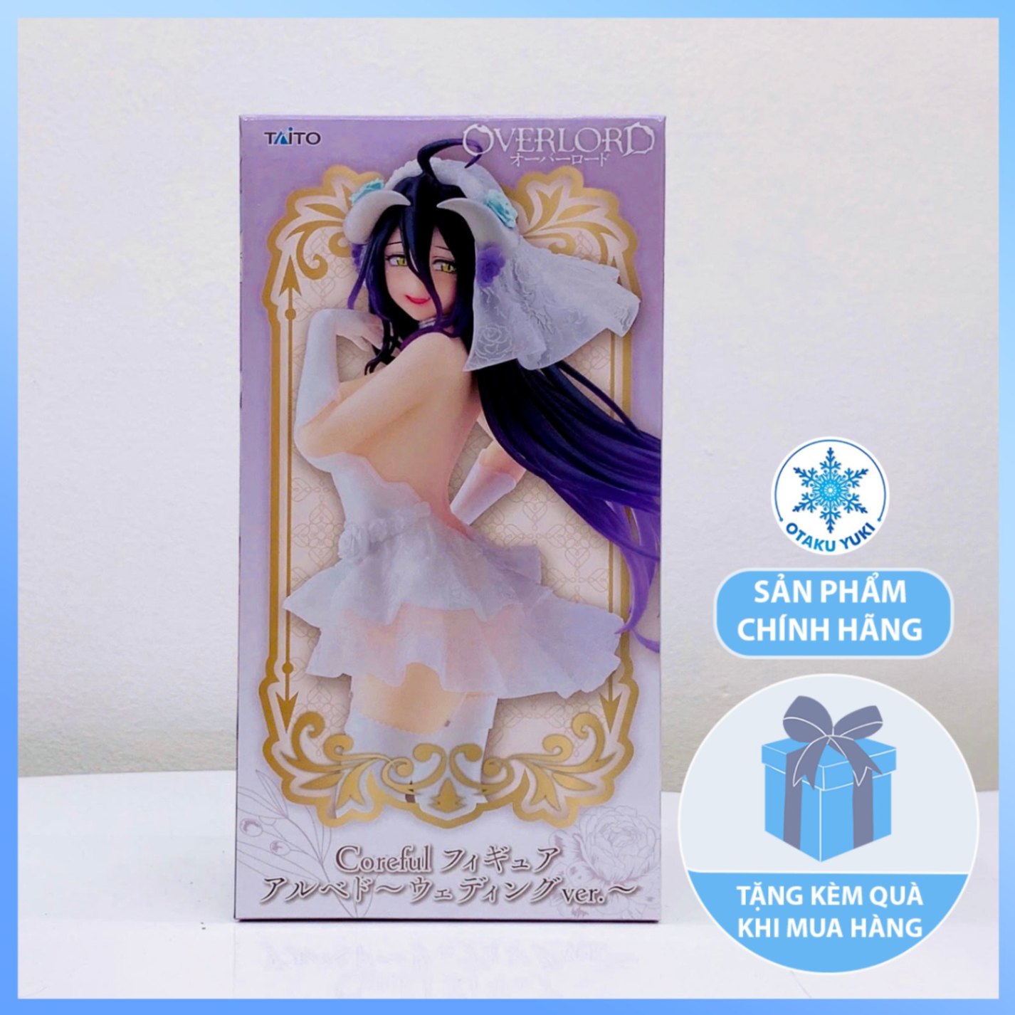 Mô Hình Albedo Wedding Ver. - Overlord - Coreful Figure Chính Hãng (Taito)