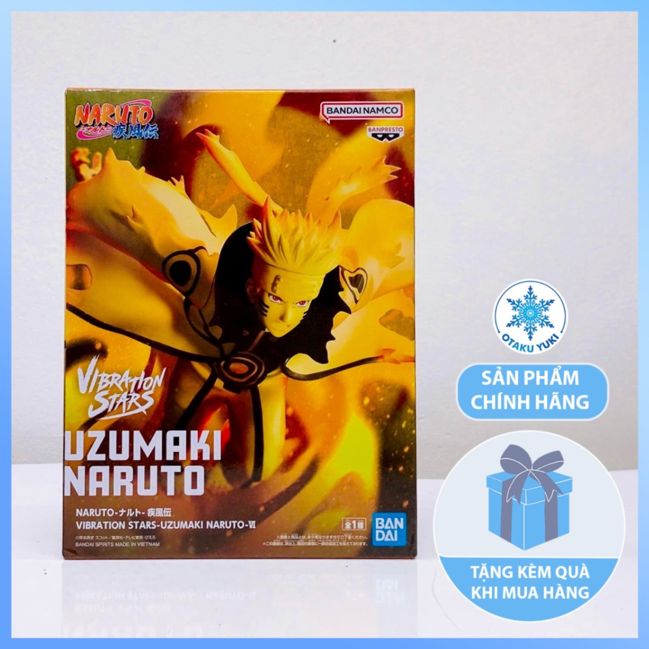 Mô Hình Uzumaki Naruto - Naruto Shippuden Vibration Stars VI Figure Chính Hãng (Banpresto)