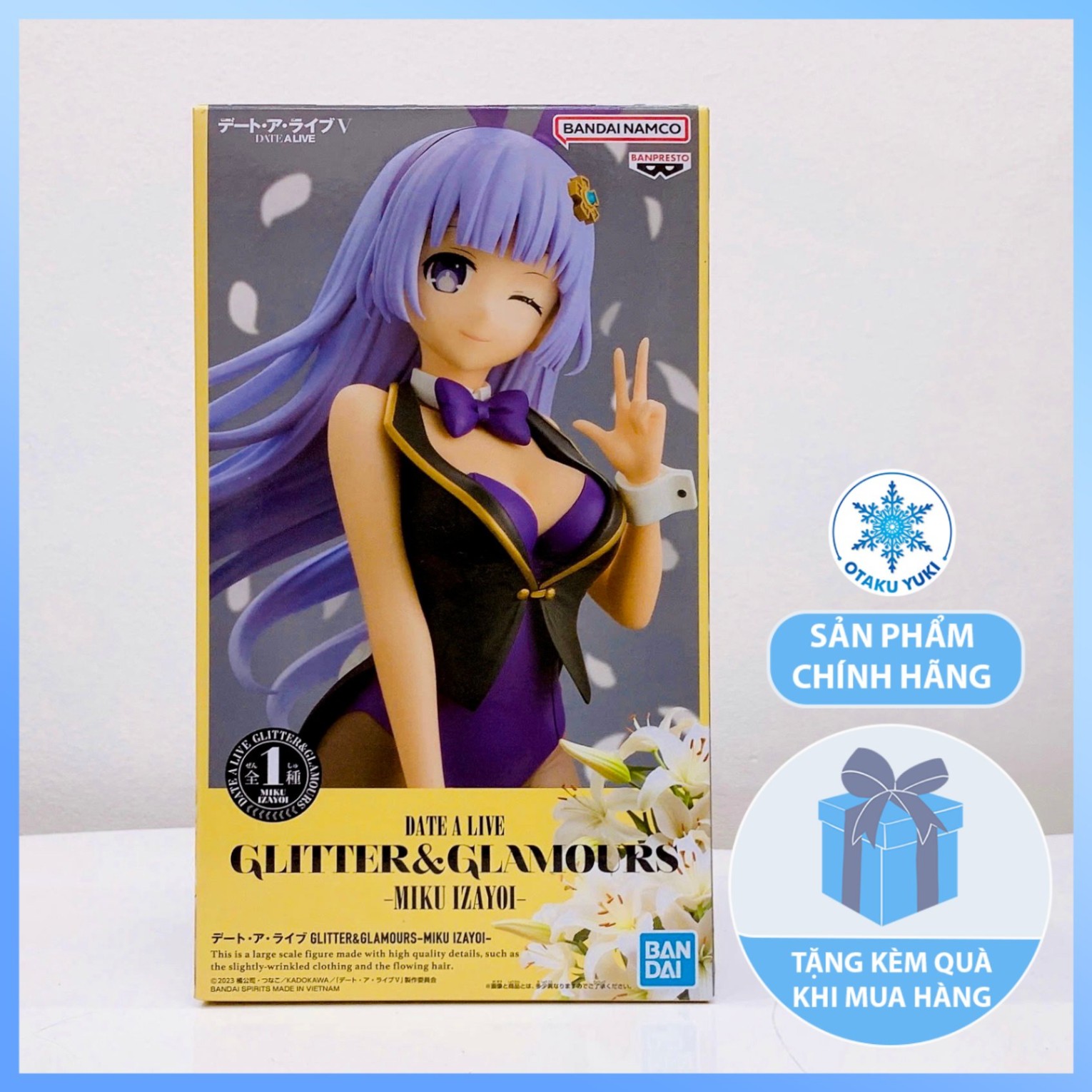 Mô Hình Izayoi Miku Glitter & Glamours - Date A Live Figure Chính Hãng (Banpresto)