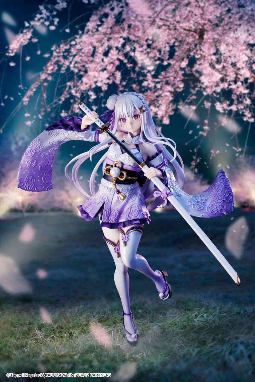 Mô Hình Emilia Combat Outfit ver. - Re:ZERO -Starting Life in Another World- - 1/7 Scale Figure Chính Hãng (KADOKAWA)