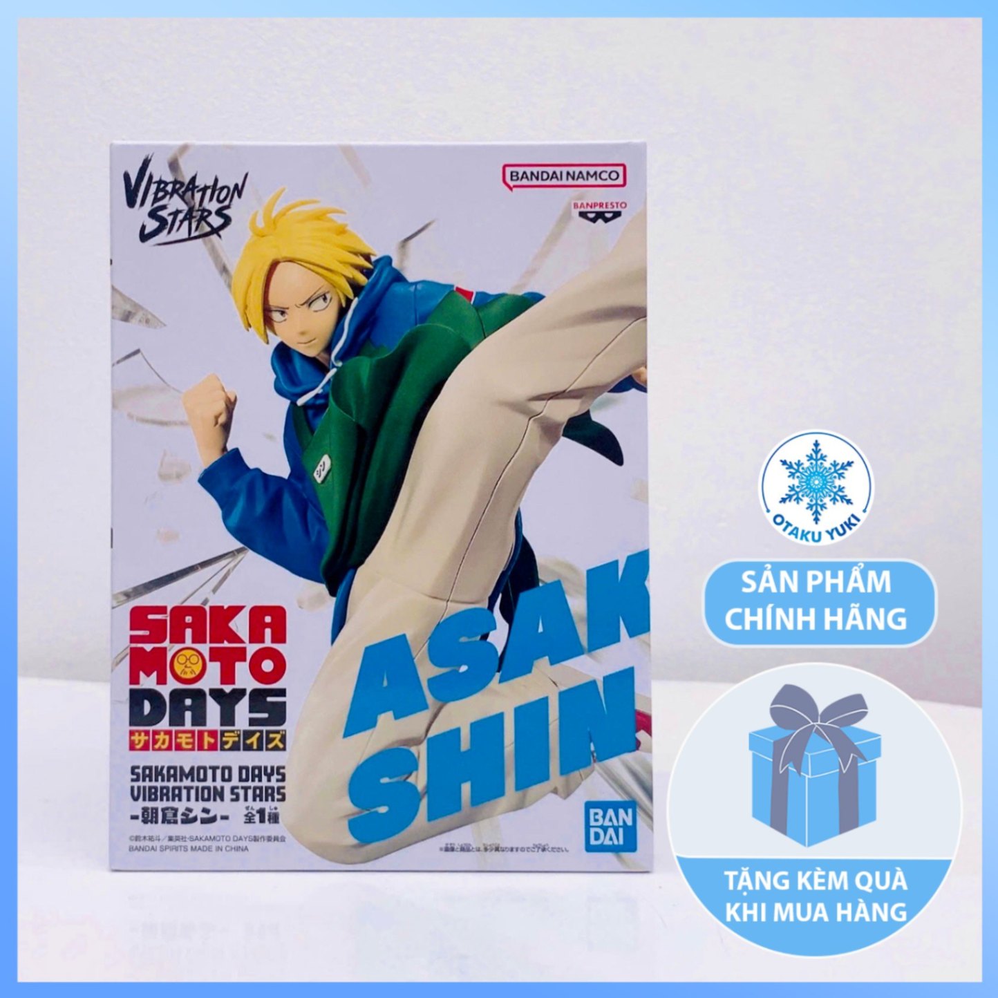 Mô Hình Asakura Shin - Sakamoto Days Vibration Stars Figure Chính Hãng (Banpresto)