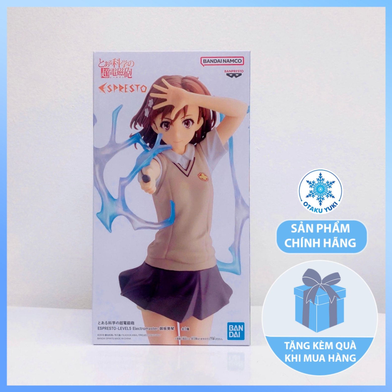 Mô Hình Misaka Mikoto - To Aru Kagaku no RailgunEspresto - Level5 Electromaster (Bandai Spirits)
