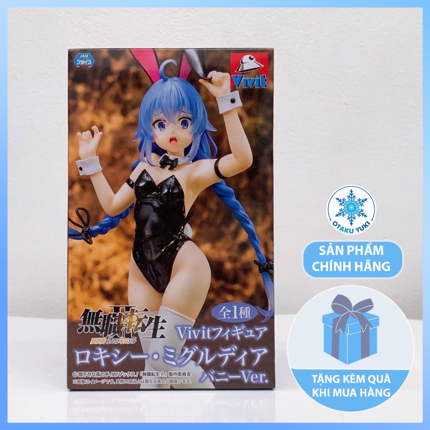 Mô hình Roxy Migurdia Bunny Ver. - Mushoku Tensei II - Isekai Ittara Honki Dasu Vivit Figure Chính Hãng (System Service)