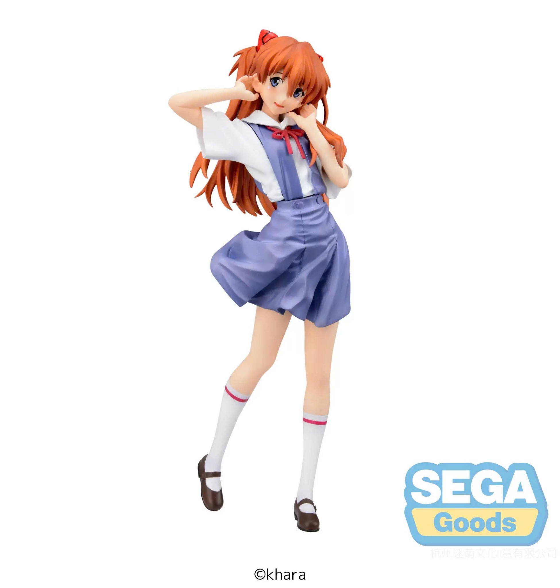Mô hình Asuka Uniform Ver - Rebuild of Evangelion XStellar Figure Chính Hãng (SEGA)