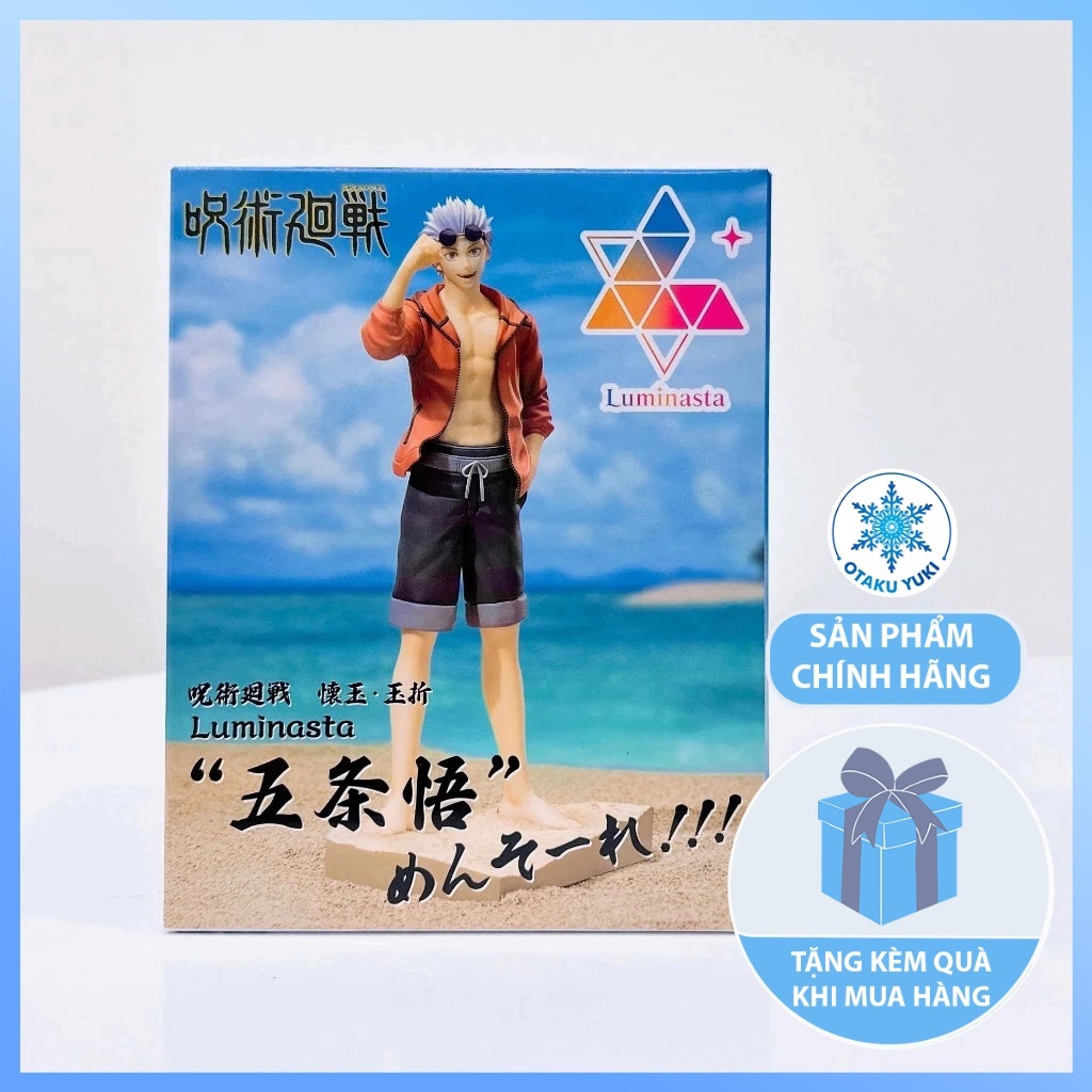 Mô Hình Gojo Satoru - Mensore!!! Luminasta Jujutsu Kaisen Figure (SEGA)
