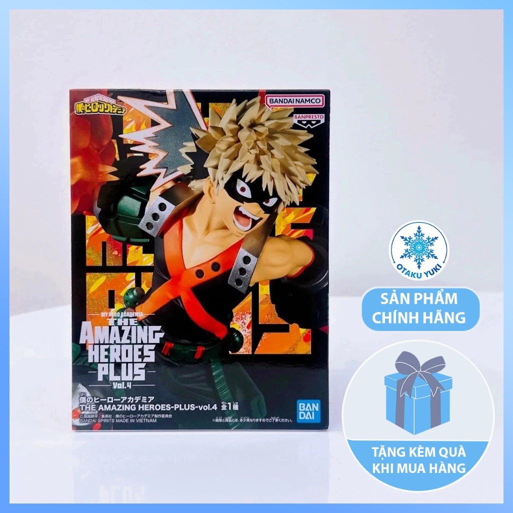 Mô Hình Katsuki Bakugo The Amazing Heroes Plus Vol. 4 Figure (Banpresto)