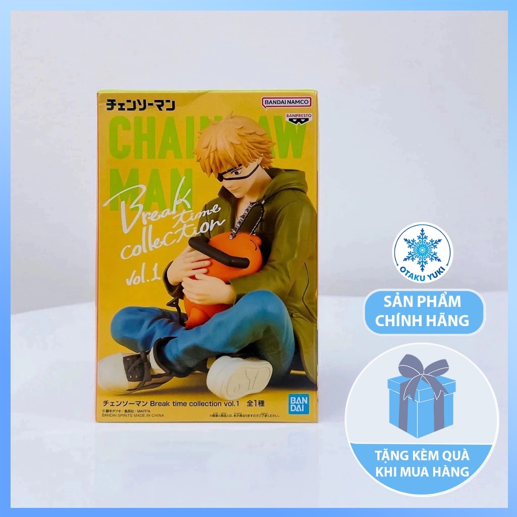 [Chính Hãng] Mô Hình Denji & Pochita - Break Time Collection Vol. 1 Chainsaw Man Figure (Banpresto)