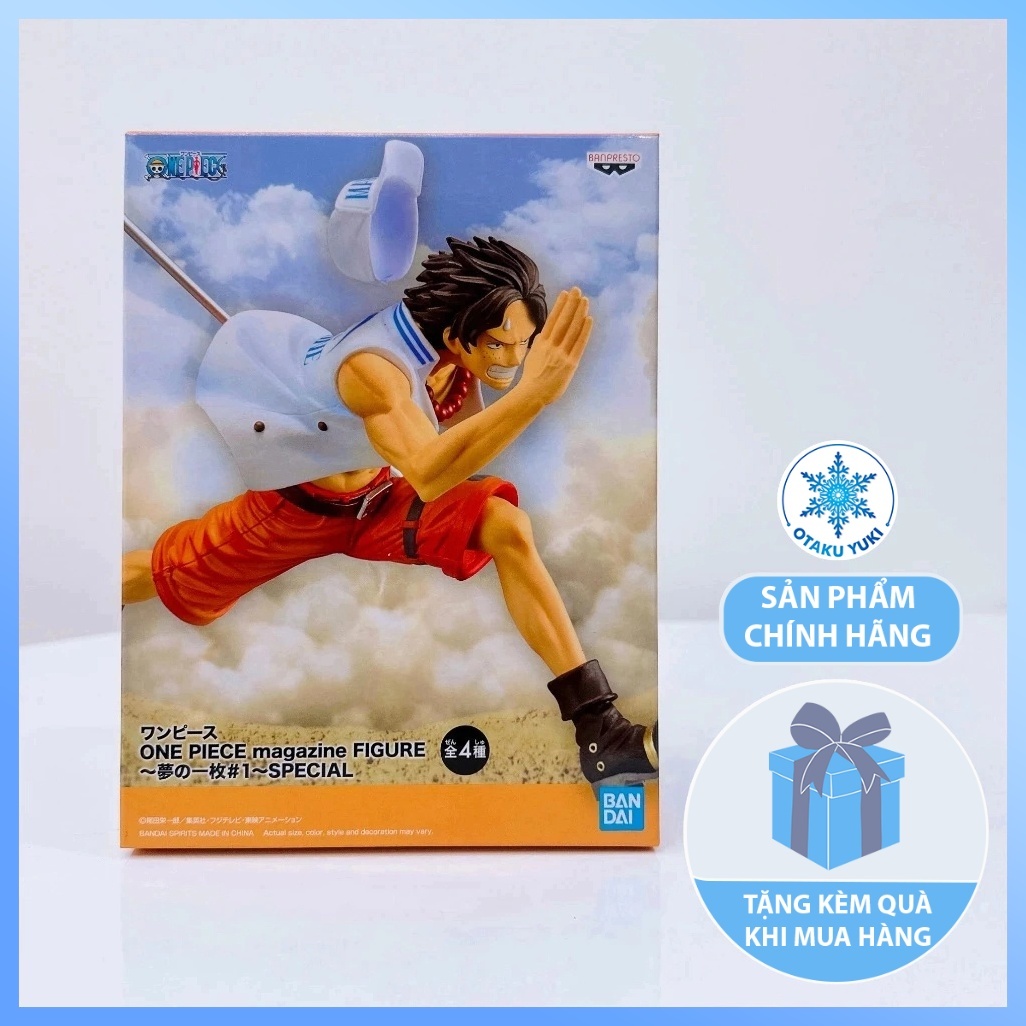 Mô Hình Portgas D. Ace - One Piece Magazine A Piece Of Dream No. 1 Figure (Banpresto)