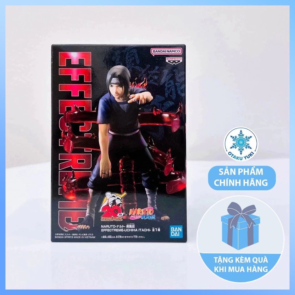 [Chính Hãng] Mô Hình Uchiha Itachi - Effectreme Naruto Figure (Banpresto)