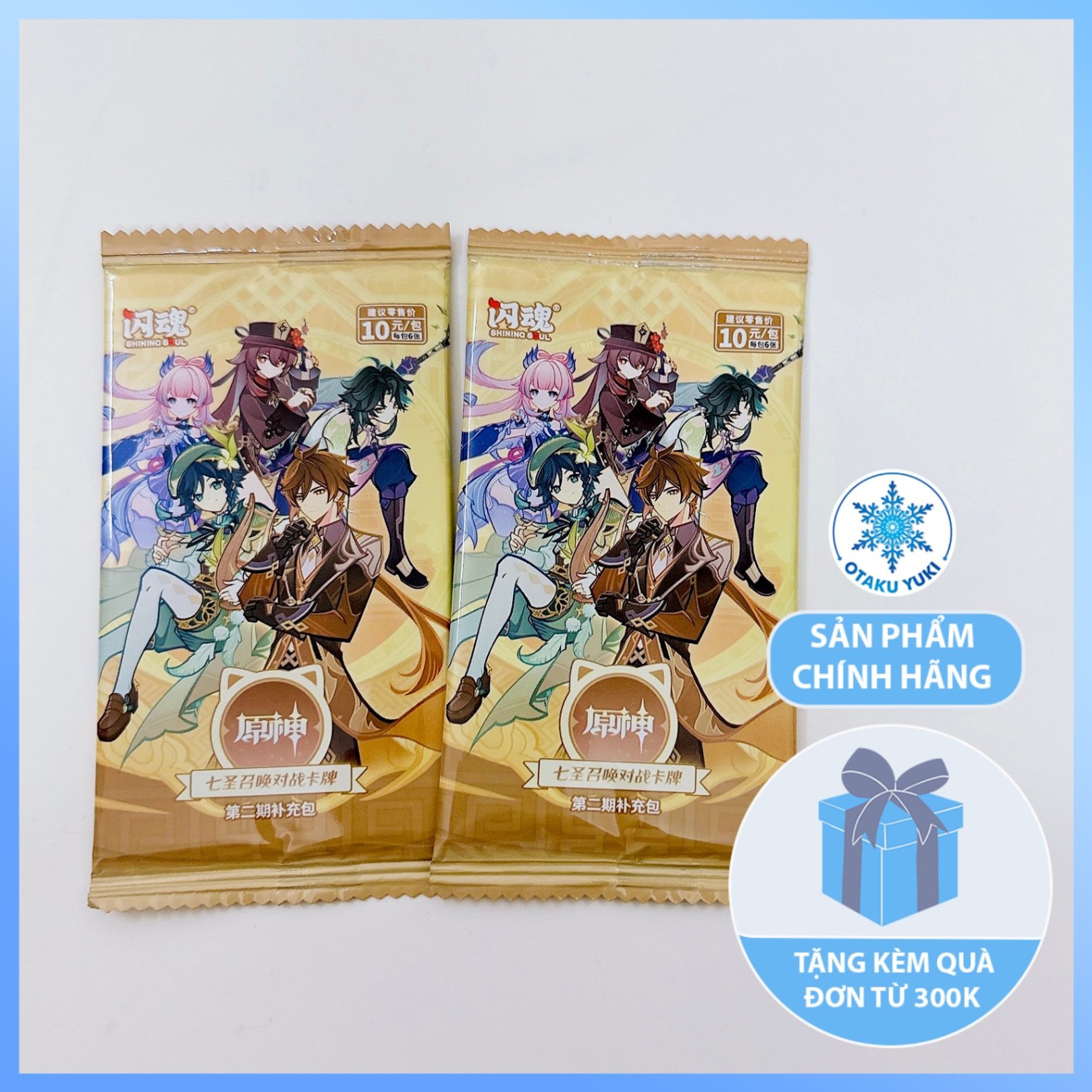 Gói Thẻ Pack Card Genshin Impact Genius Invokation TCG Vol 2 (miHOYO)