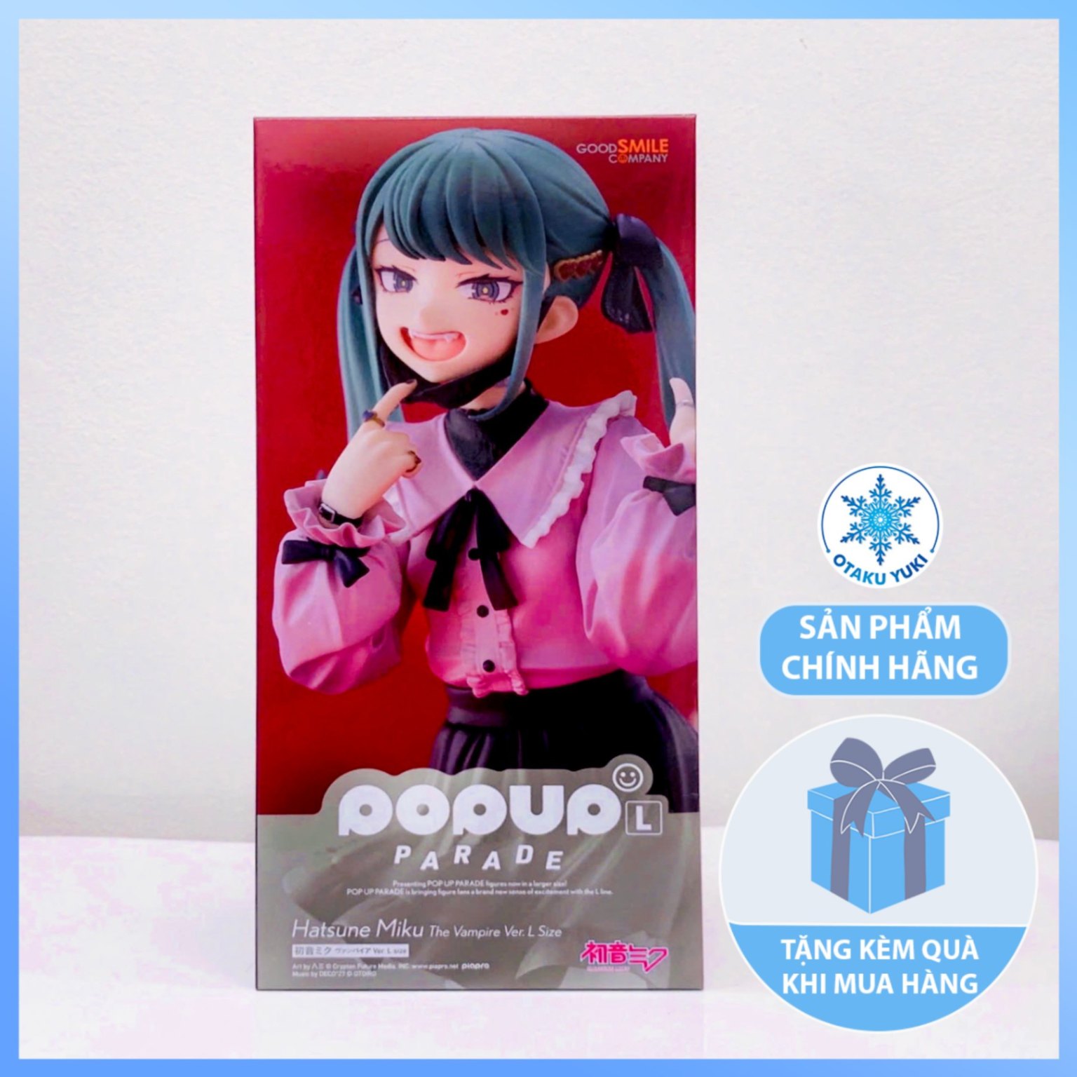 Mô Hình Hatsune Miku - POP UP PARADE Hatsune Miku: The Vampire Ver. L Size Figure Chính Hãng (GSC)