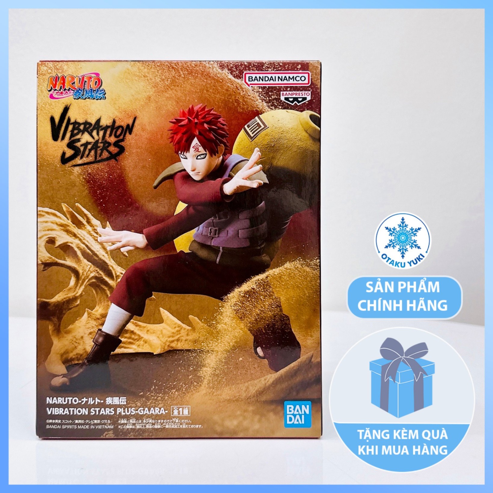 Mô Hình Gaara - Vibration Stars - II Naruto Shippuden Figure Chính Hãng (Banpresto)