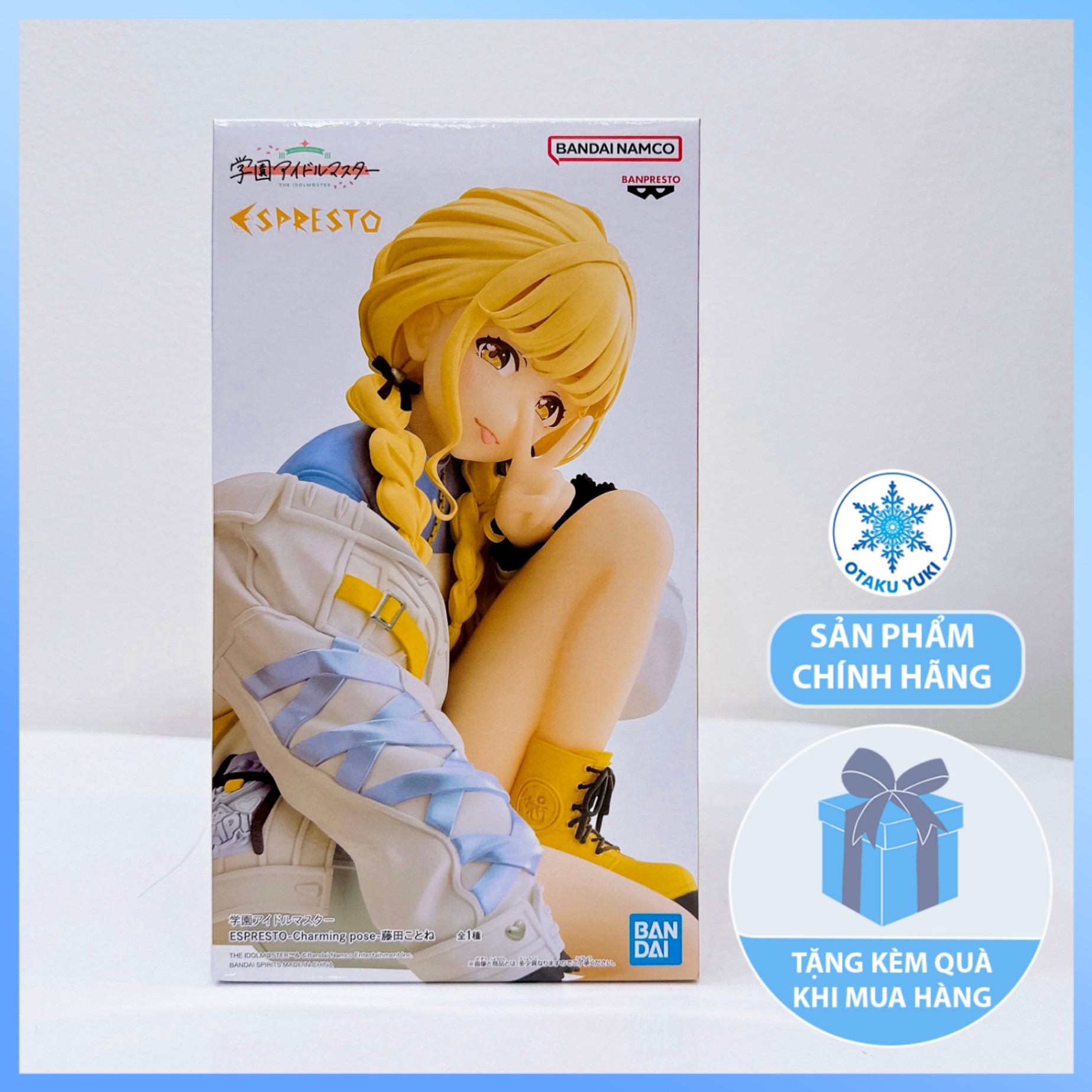 Mô Hình Fujita Kotone Charming Pose Ver - Gakuen iDOLM@STER Espresto Figure Chính Hãng (Banpresto)