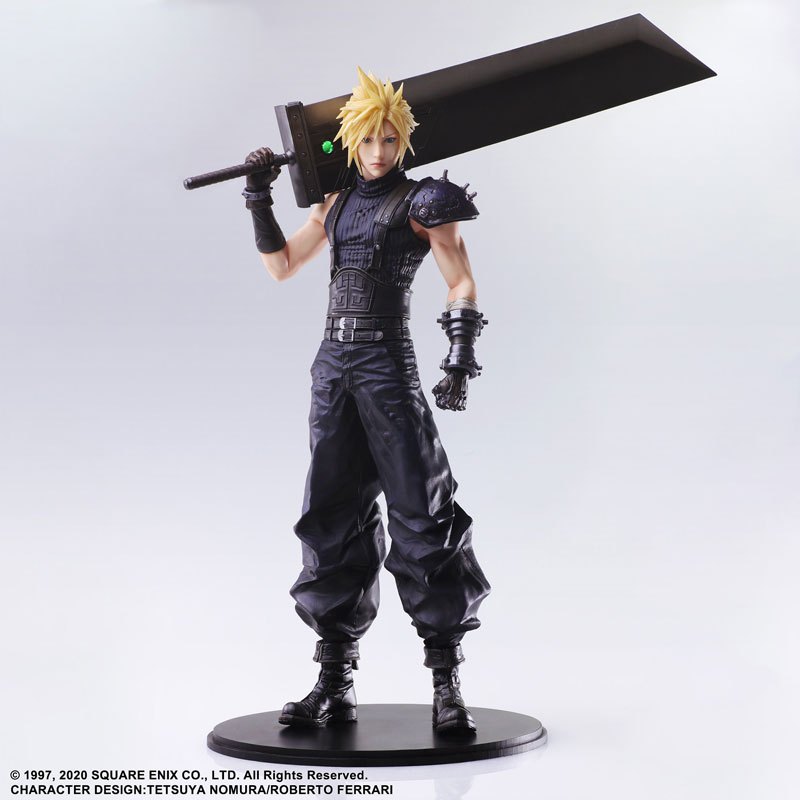 Mô Hình Cloud Strife - Final Fantasy VII - REMAKE STATIC ARTS Figure Chính Hãng (Square Enix)