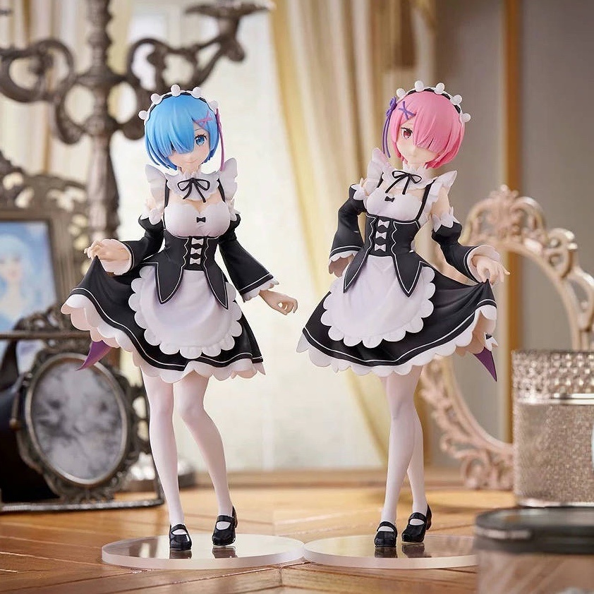 Mô Hình Rem & Ram - Re:zero POP UP PARADE L Size Figure Chính Hãng (GSC)