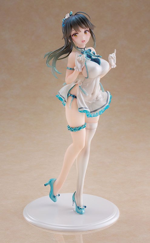 Mô Hình Ponytail Girl: Qipao - Avian Romance Pink Label - 1/6 Scale Figure Chính Hãng (WAVE)