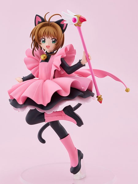 Mô Hình Sakura Kinomoto - POP UP PARADE Cardcaptor Sakura: Clow Card Arc - Black Cat Costume Ver. L Size Figure Chính Hãng (GSC)