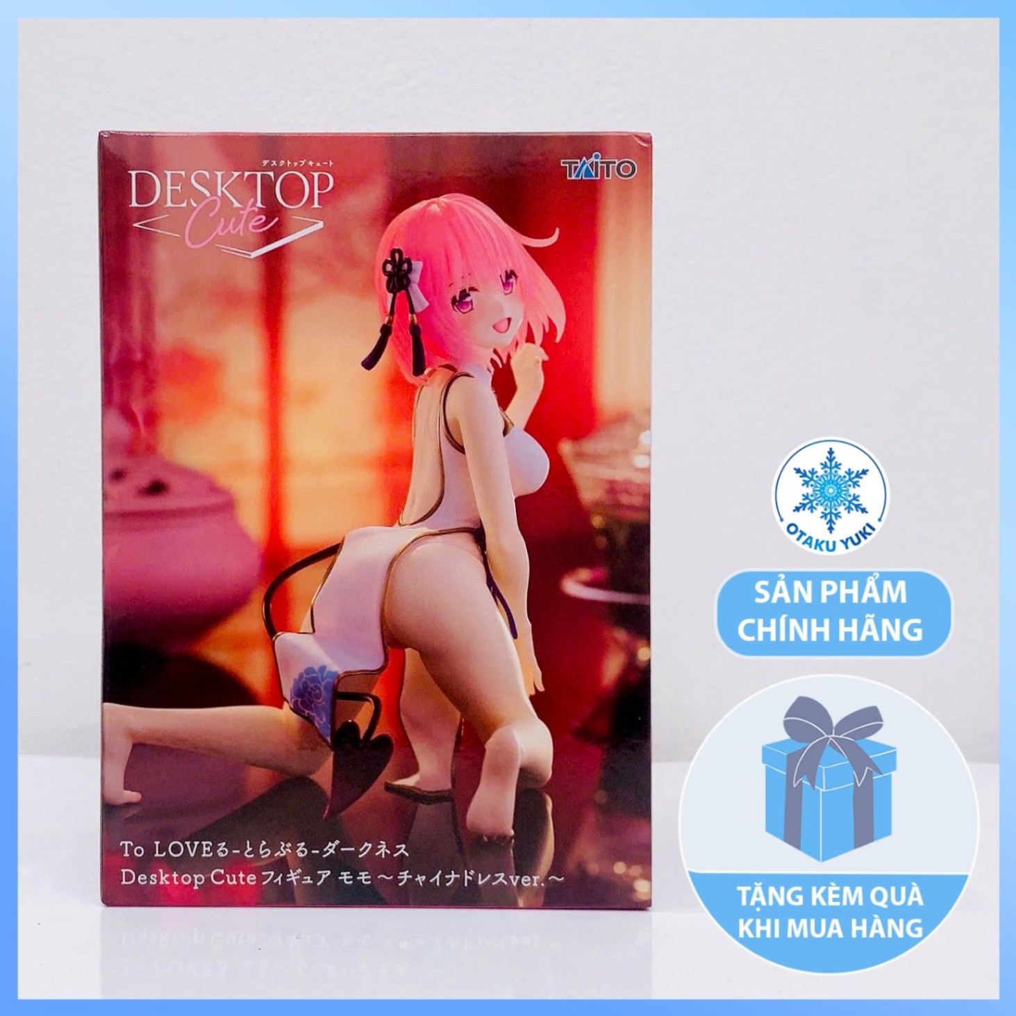 Mô Hình Momo Belia Deviluke - Desktop Cute Chinese Dress Ver. - To LOVEru Darkness (Taito)