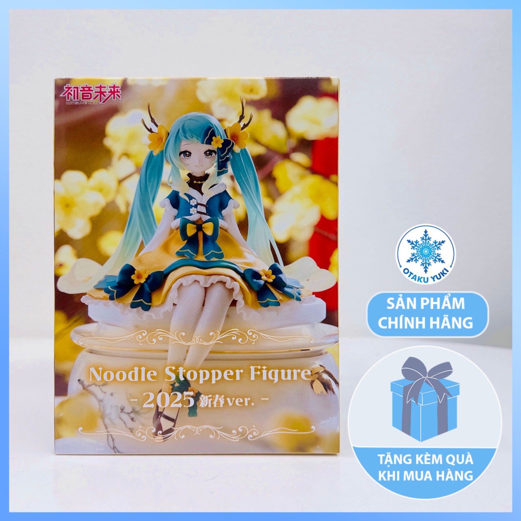 Mô Hình Hatsune Miku 2025 Chinese New Year - Noodle Stopper Figure Chính Hãng (Furyu)